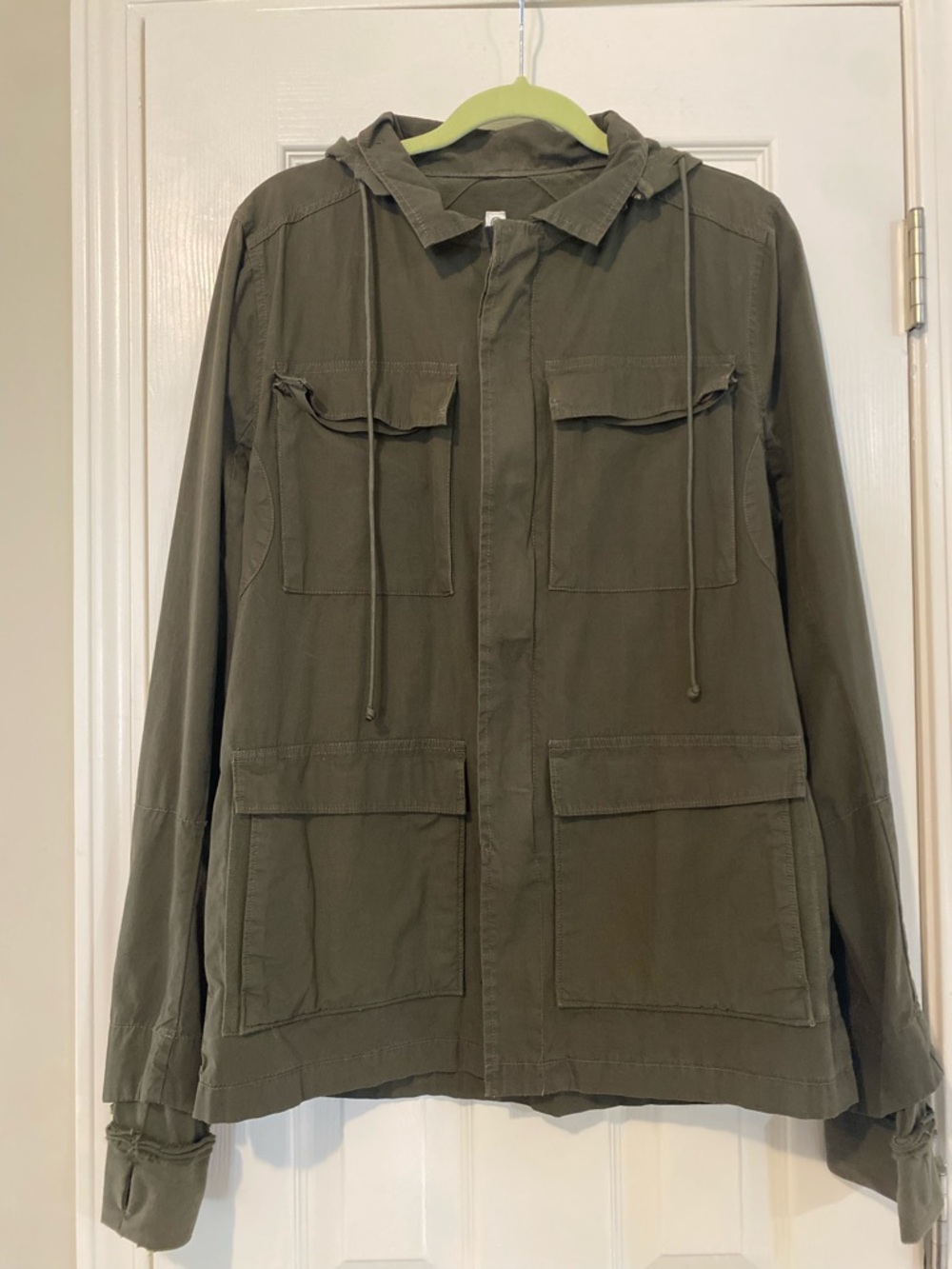 Nice Collective Men Field Jacket Utility Medium Olive Green